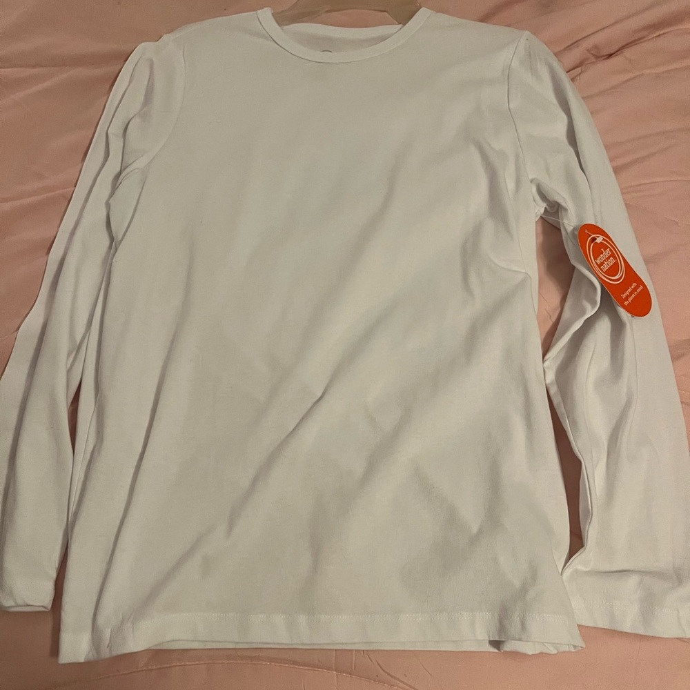 Wonder Nation Light Gray Long Sleeve Shirt